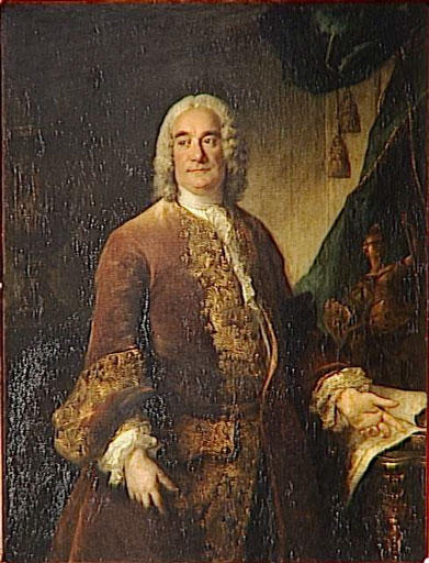 Louis Tocque Portrait of Charles Francois Paul Le Normant de Tournehem